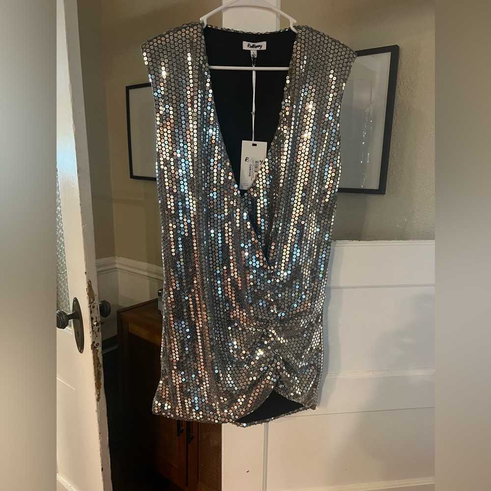 Sequin Mini Dress